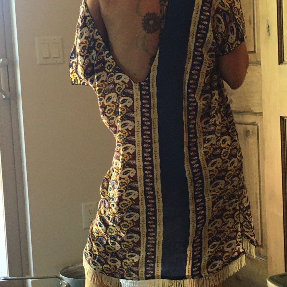 Over the shoulder throw, bathing suit cover